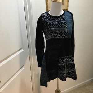 3 for $20 Sale: Style & Co. Blue Patchwork Sweater